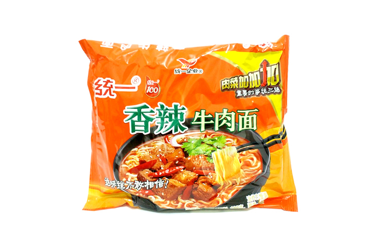 TONGYI SPICY BEEF NOODLES (BAG) 100G