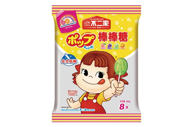 FUJIYA FRUIT FLAVOR LOLLIPOP 8PCS 50G