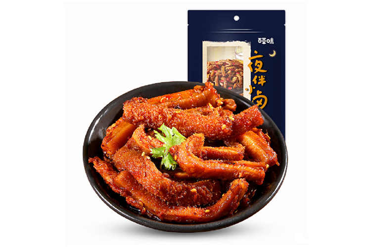 BAICAOWEI SPICY BEEF STOMACH 80G