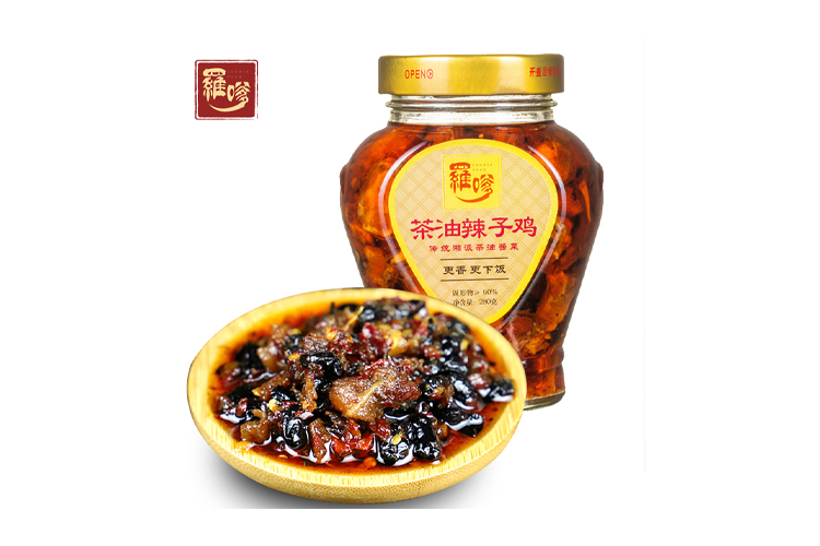 LUO DIE SPICY CHICKEN OIL 280G