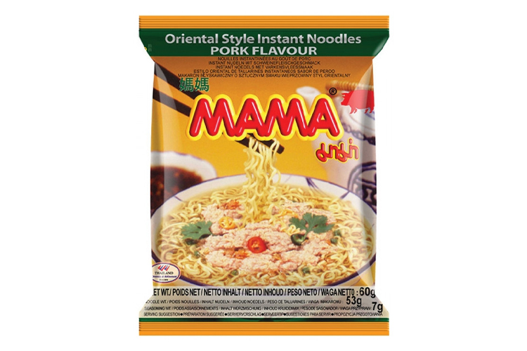 MAMA INSTANT NOODLE MINCED PORK FLAVOR (6 PKT INSIDE)